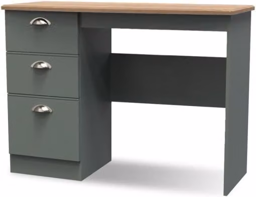 Welcome Victoria 3 Drawer Modern Matt MDF Desk