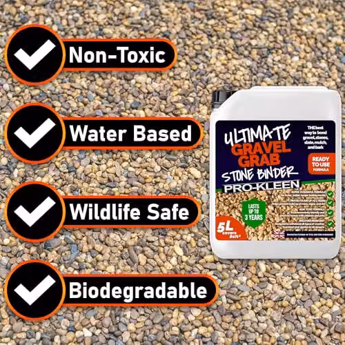 ProKleen Ultimate Gravel Grab Stone Glue Binder Spray, 5 l, Transparent – 4