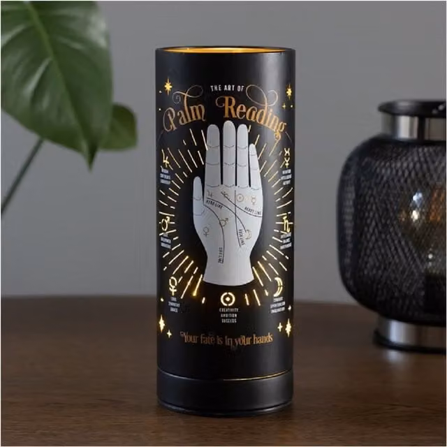 KDMK Palm Reading Aroma Touch Lamp in Black