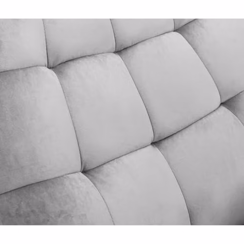 Julian Bowen Lucerne Grey Velvet Tub Accent Chair with Metal Frame – 3