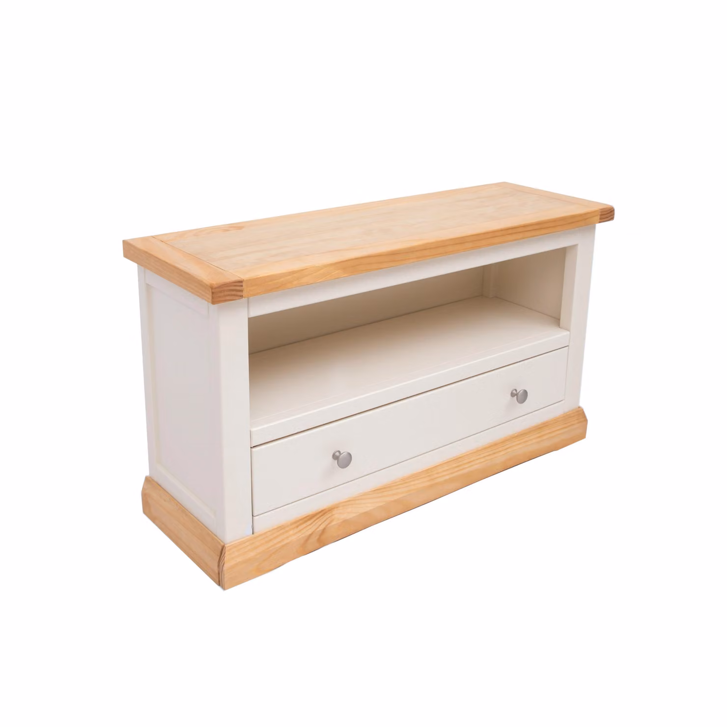 Cabinet Bits Trevi White 1 Drawer TV Stand – 2