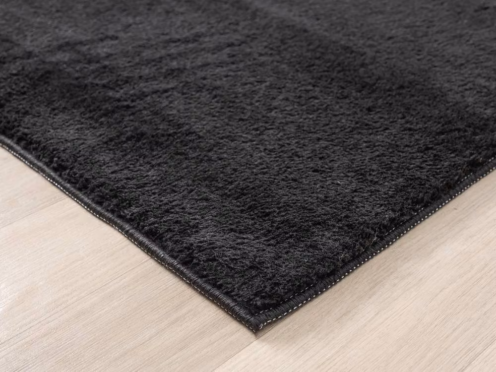 Desire Rugs Comfy Washable Low Pile Living Room Area Rug in Black, W: 50 cm x L: 80 cm – 4