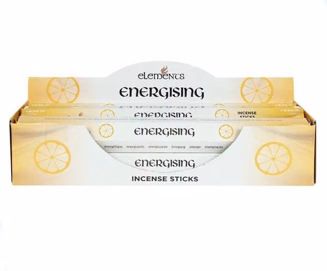 KDMD Elements Energising Incense Sticks, Set of 6 Packets, Yellow