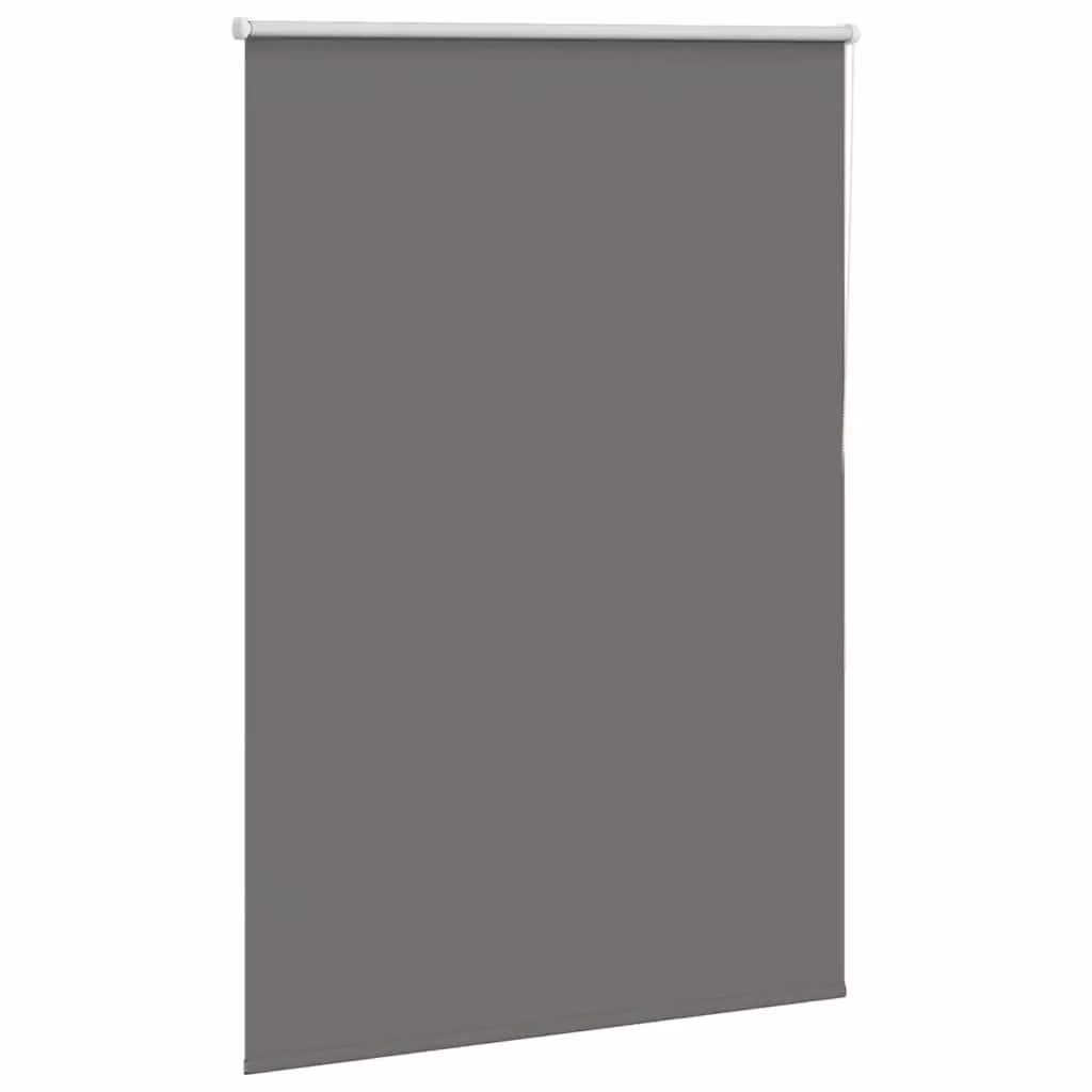 Berkfield Home Grey Blackout Roller Blind, Thermal Insulating Polyester, W: 90 cm, H: 175 cm – 3