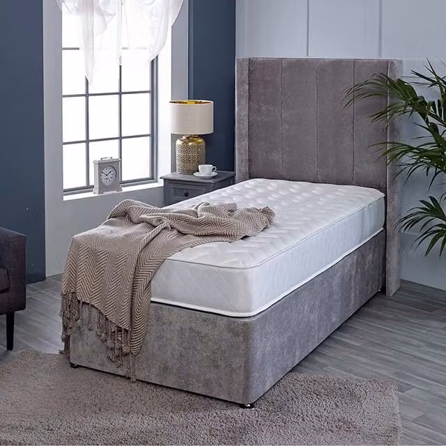 Starlight Beds Junior Hybrid Spring Mattress, White, Soft, H x W x D: 18 x 75 x 175 cm