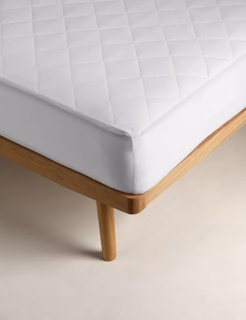 M&S Advanced Allergy Protection Extra Deep Mattress Protector, White, 200 x 200 cm