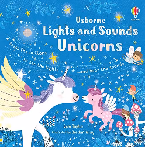 Usborne Lights and Sounds Unicorns Multicolour Sound and Light Book – 1