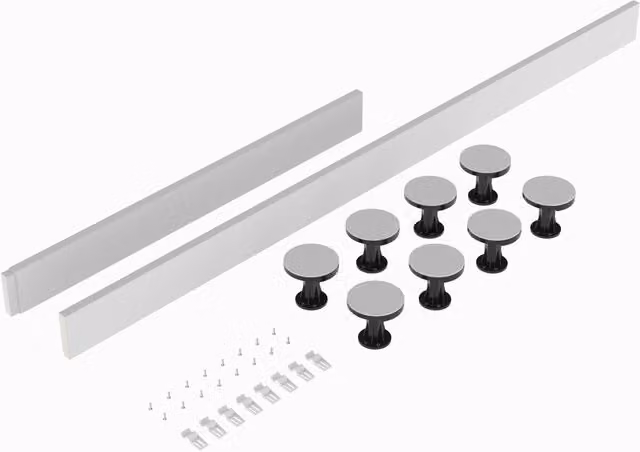 Balterley White Leg Set for 1100mm and 1200mm Rectangular Resin Shower Trays
