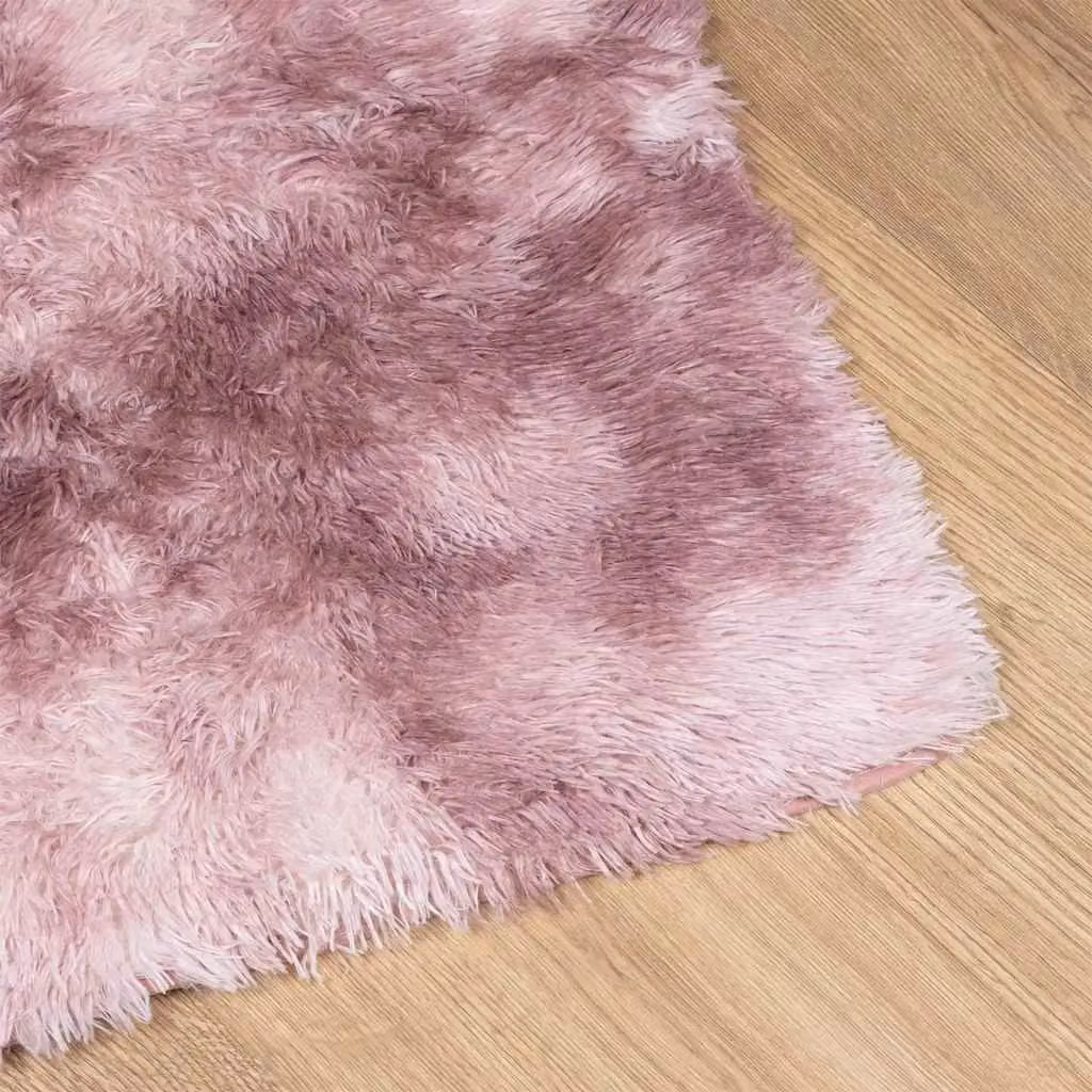 Berkfield Home NAVARRA Shaggy High Pile Rug in Dusty Pink, W: 60 cm, L: 100 cm, Polyester – 2