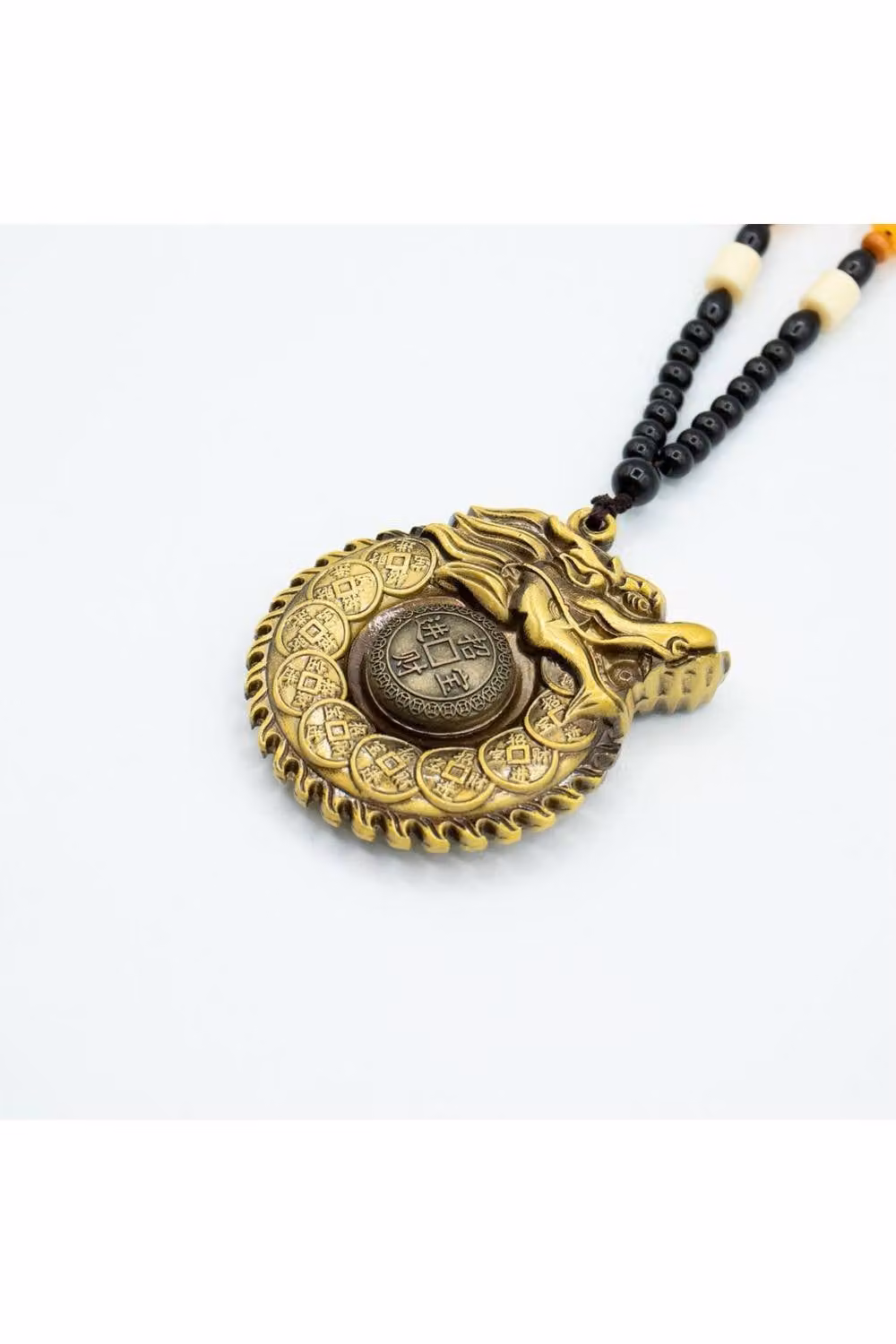 KDMD Gold Metal Dragon Encirclement Feng Shui Hanging Decoration – 2