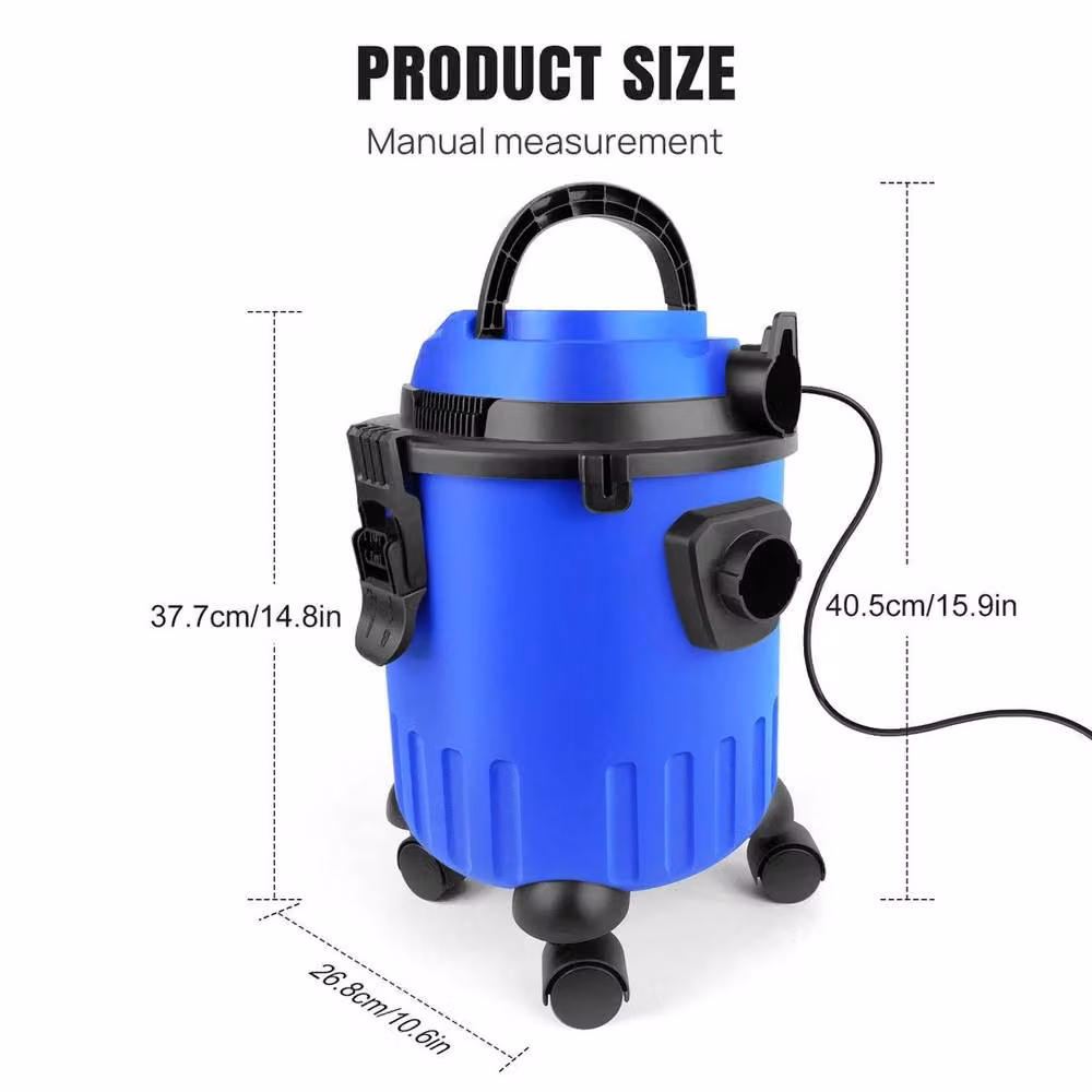 Kelvenix 6000W Wet and Dry Vacuum Cleaner in Blue – 2