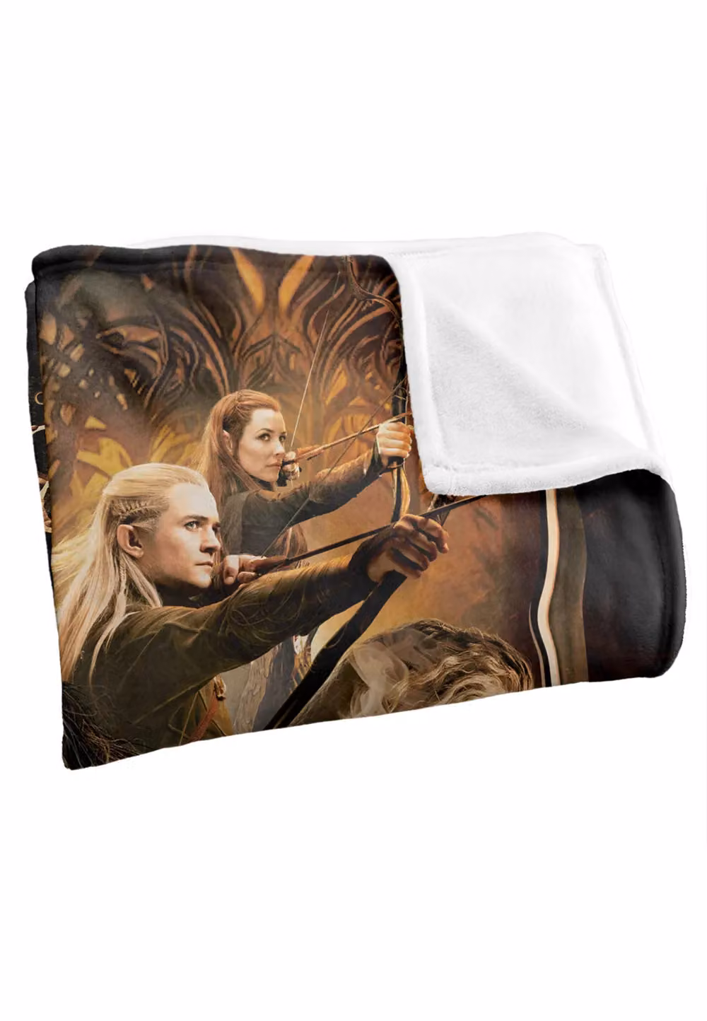 LOGOVISION The Hobbit The Desolation of Smaug Super Soft Fleece Throw Blanket, Multicolour and White, W/D/H: 152 x 127 cm – 7