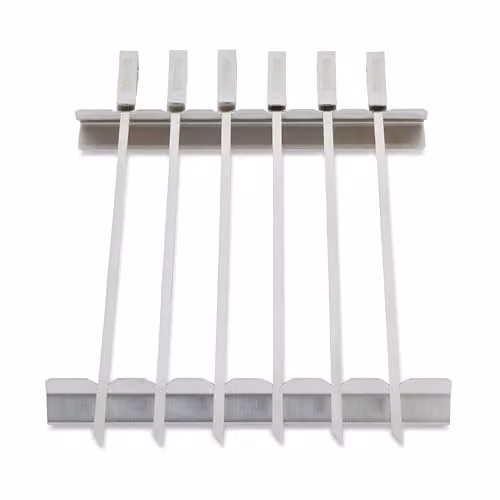 Tower 6 Piece Stainless Steel Skewer Set with Handles and Stand in Silver – 1
