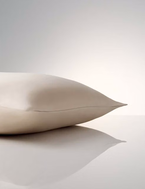 M&S Pure Mulberry Silk Pillowcase in Mink