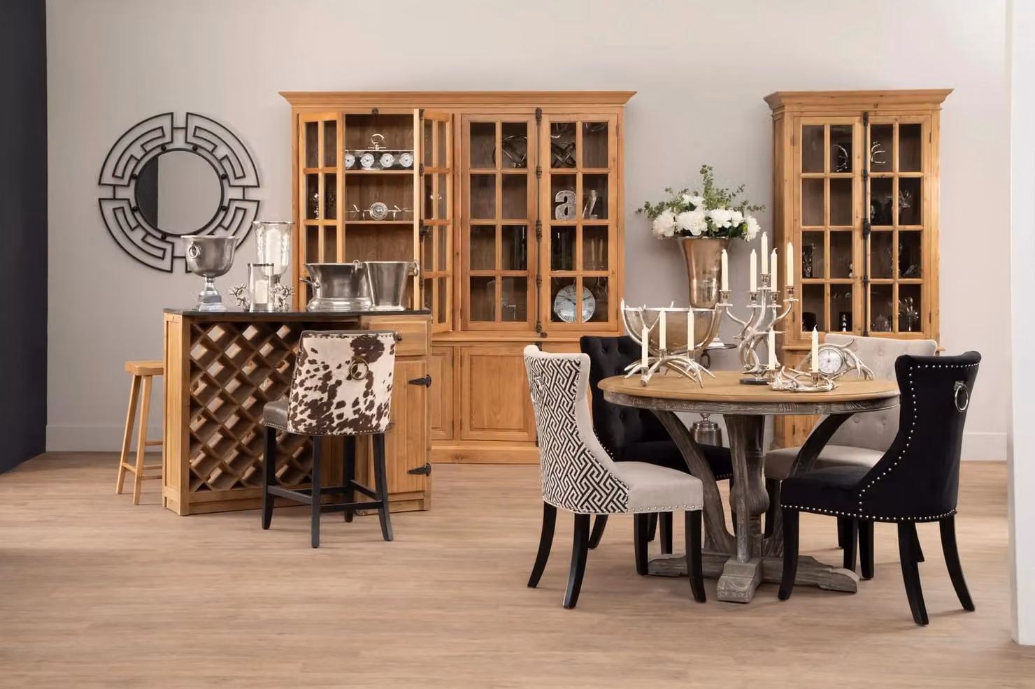 Orsina Regents Park Black Cotton Velvet Dining Chair – 5