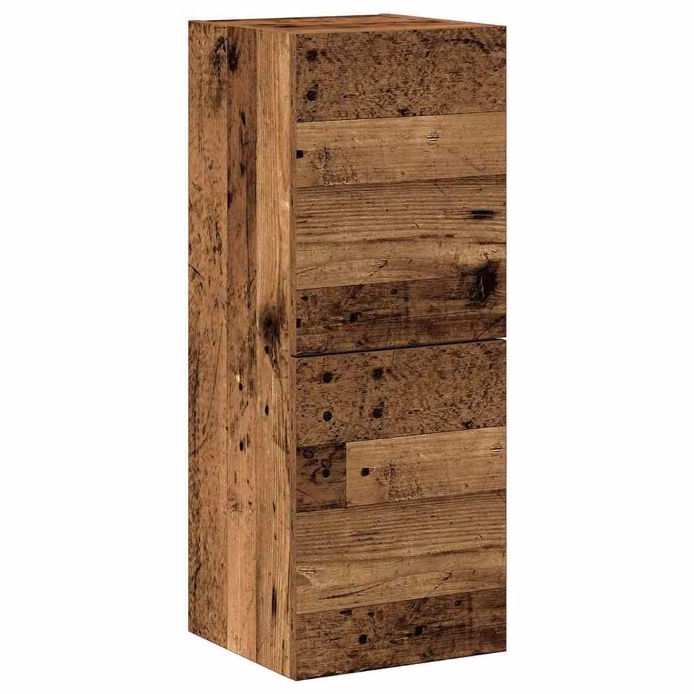 Berkfield Home Classic 4 Piece Wall-Mounted TV Cabinet Set in Brown Engineered Wood – 4