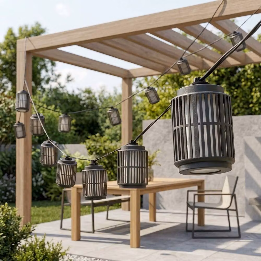 Garden Greatness Urbane Connectable LED Lantern String Lights in Warm White – 2