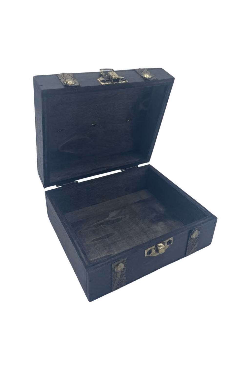 KDMD Grey Square Wooden Tea Chest for Tea and Gifts – 2