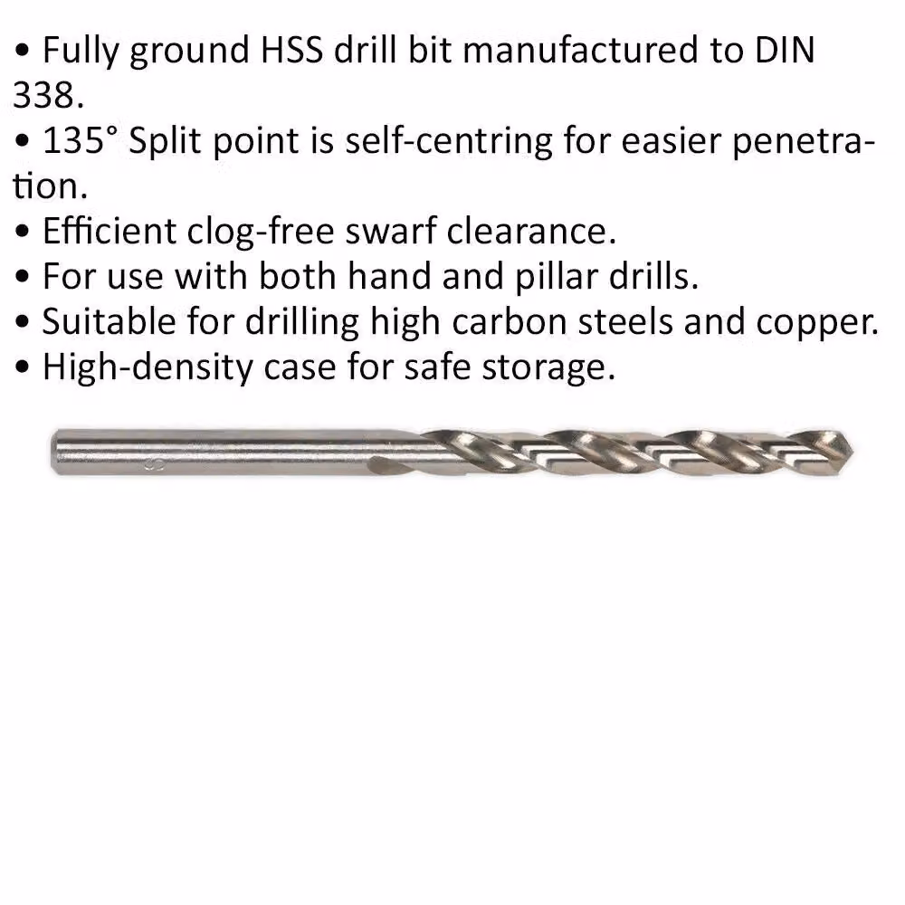Loops 10 Pack Silver and Multicolour HSS Twist Drill Bits, 1/4 Inch (6.35 mm) – 2