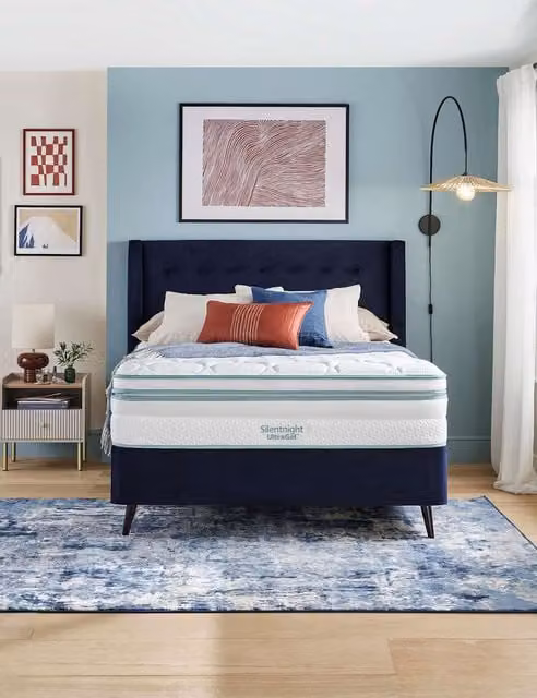 Silentnight UltraGel CoolTouch 3000 Firm Hybrid Mattress with Temperature Regulation, White, W: 90 cm, D: 190 cm, H: 25 cm