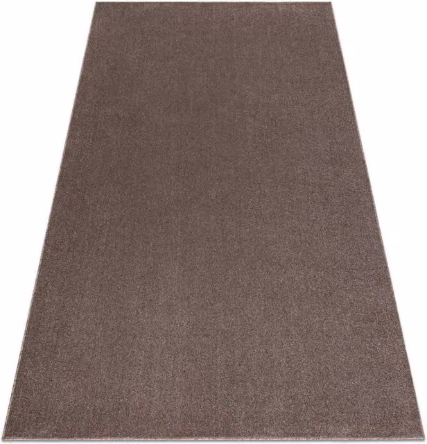RugsX Eton Plus Modern Brown Rectangular Rug, W: 400 cm, D: 300 cm