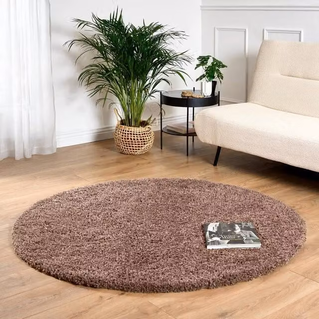 Bravich LTD Shaggy Area Rug in Camel, W: 60 cm, L: 110 cm