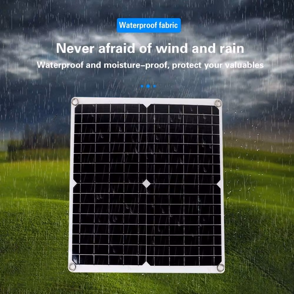 NESTLUNE 200W Polycrystalline 12V Solar Panel Trickle Battery Charger, Black, W: 1000 cm, H: 52 cm – 5