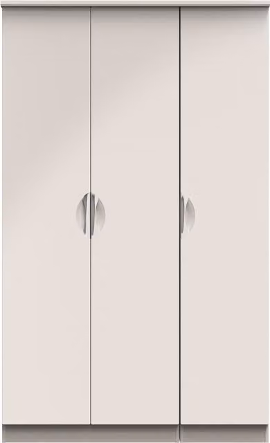 2 U Holborn Triple Plain Wardrobe in Taupe