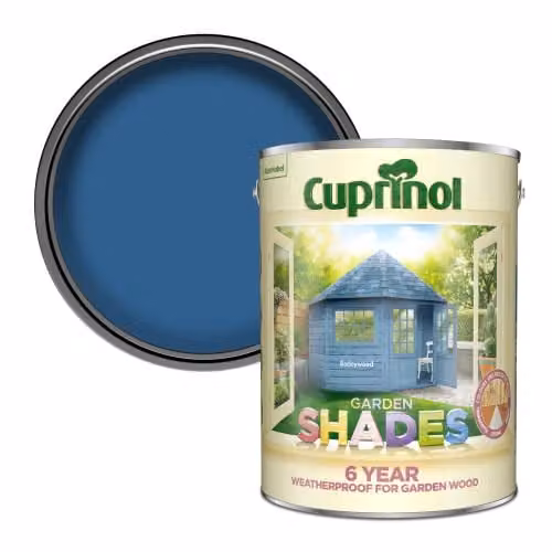 Cuprinol Garden Shades Barleywood Semi-Transparent Matt Wood Stain, 5 l