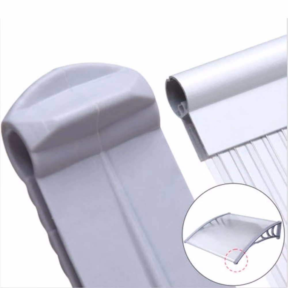 EONLION Outdoor Front Door Canopy Porch Awning in Transparent, W: 100 cm x D: 100 cm x H: 80 cm – 3