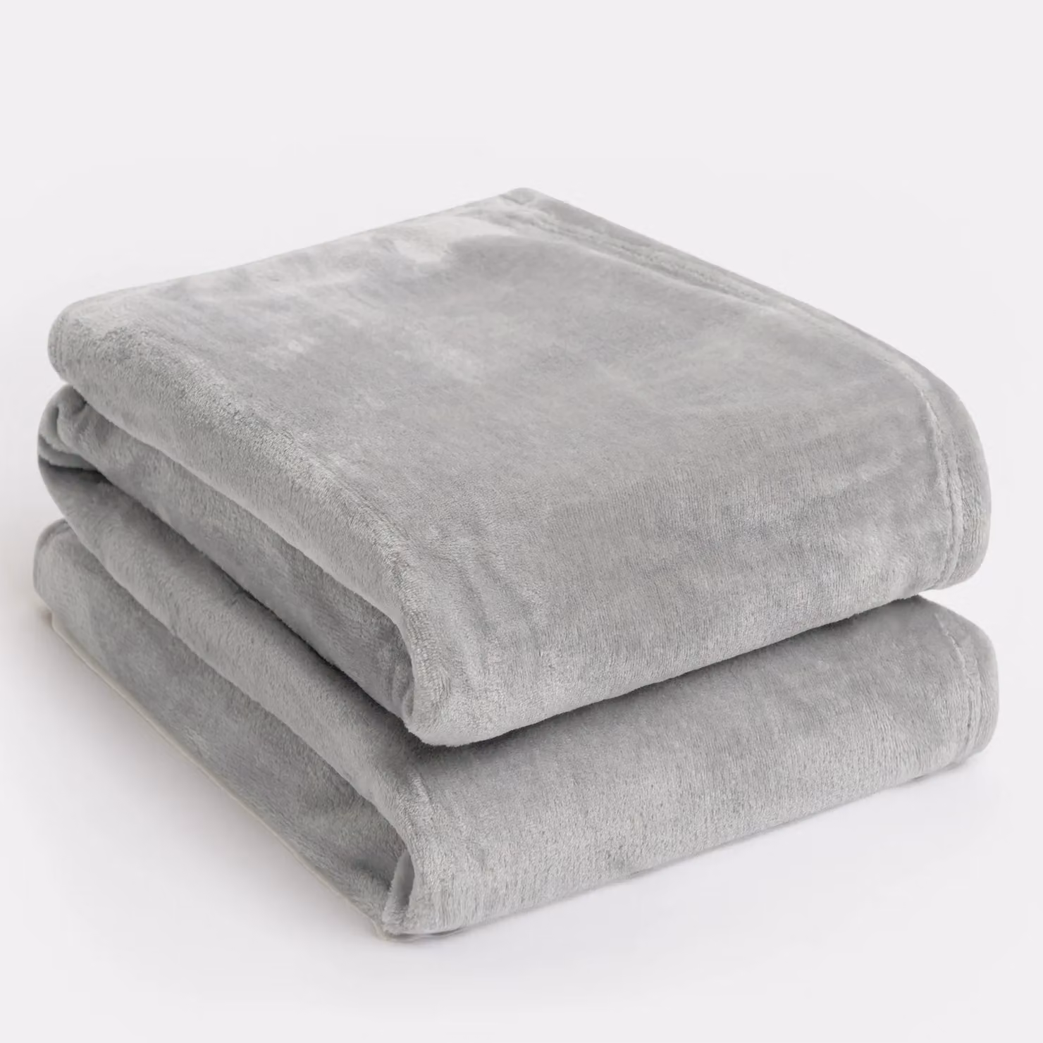 OHS Grey Fluffy Fleece Throw Blanket, W/D/H: 120 x 150 cm – 2
