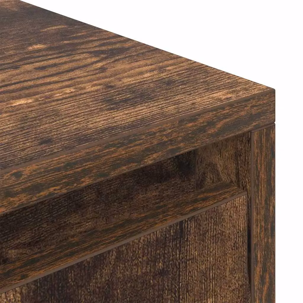 Berkfield Home Smoked Oak TV Cabinet in Brown, W/D/H: 188.5 x 41 x 50 cm – 4