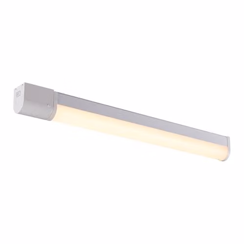 Nordlux Malaika LED Wall Light, White Aluminium, IP44 Bathroom Lighting, 3000K Warm White