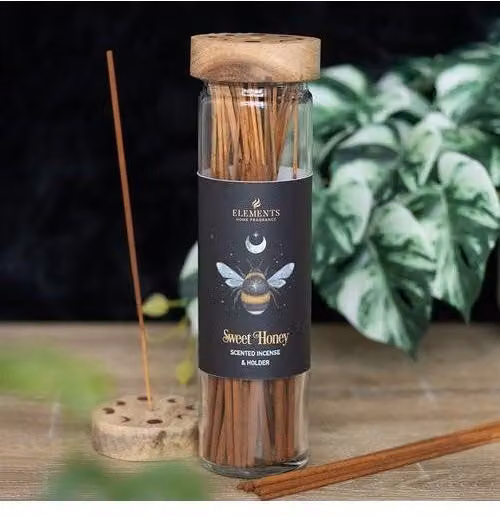KDMD 4 Pack of Dark Forest Sweet Honey Gourmand Incense Sticks in Brown