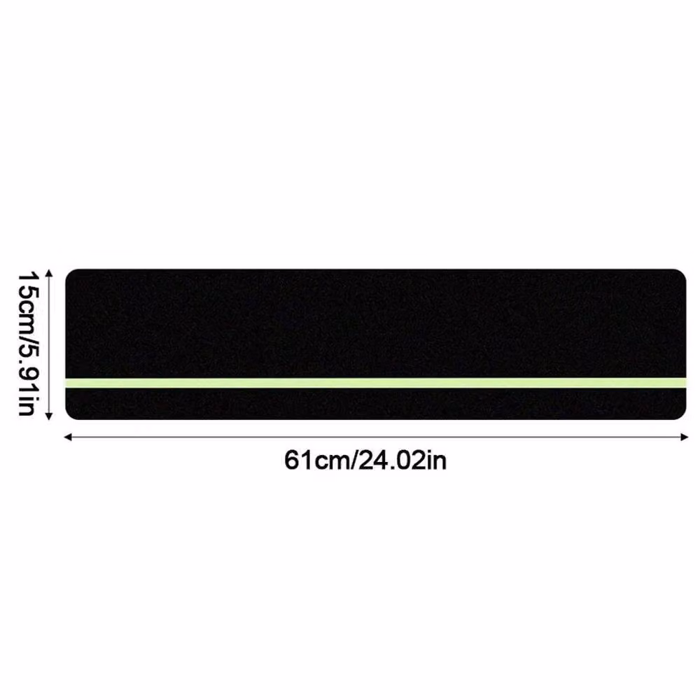 KORVIXA 8-Pack Black Anti Slip Adhesive Non Skid Grip Tape, W: 10 cm, L: 1000 cm – 2