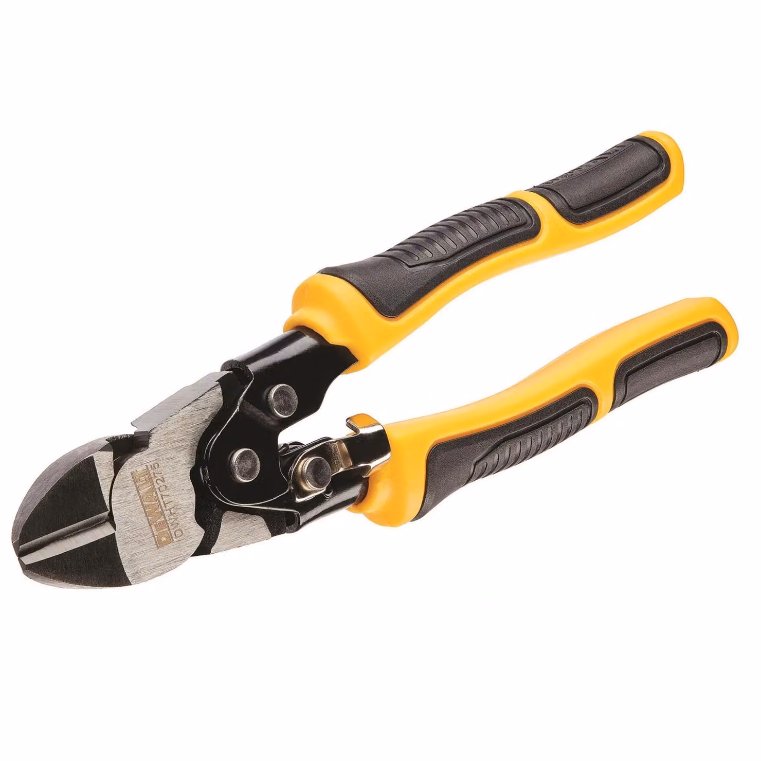 DeWalt Hardened Steel Compound Action Diagonal Side Cutters, Yellow and Multicolour, 190mm – 2