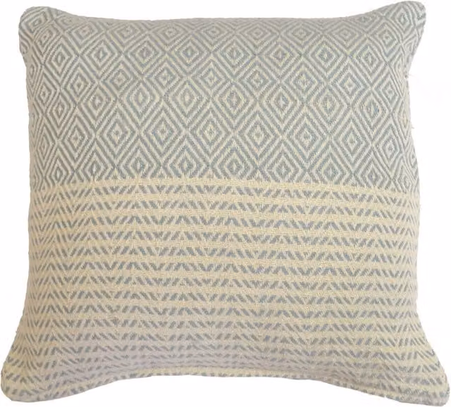 Rapport Home Rona Graphic Square Cushion Cover in Blue, W/D/H: 43 x 43 x 43 cm