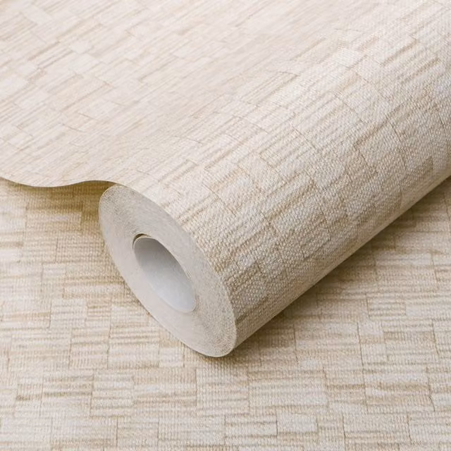 Erismann Geometric Abstract Vinyl Wallpaper in Beige