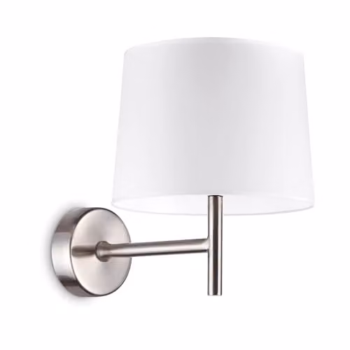Netlighting Set Up Wall Lamp in Grey and Chrome without Shade