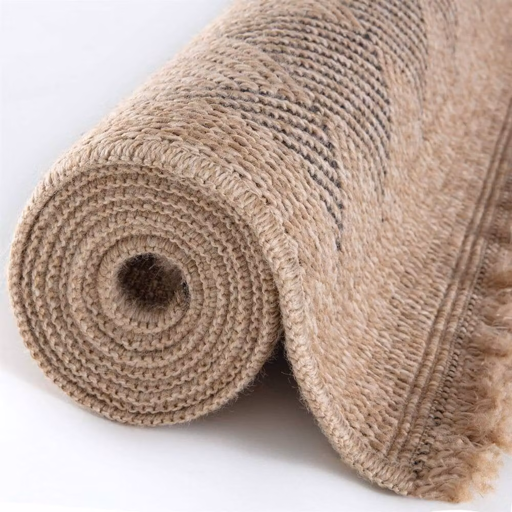 THE RUGS Nature Collection Diamond Design Outdoor Rug, Grey and Beige, W: 160 cm, D: 230 cm – 2