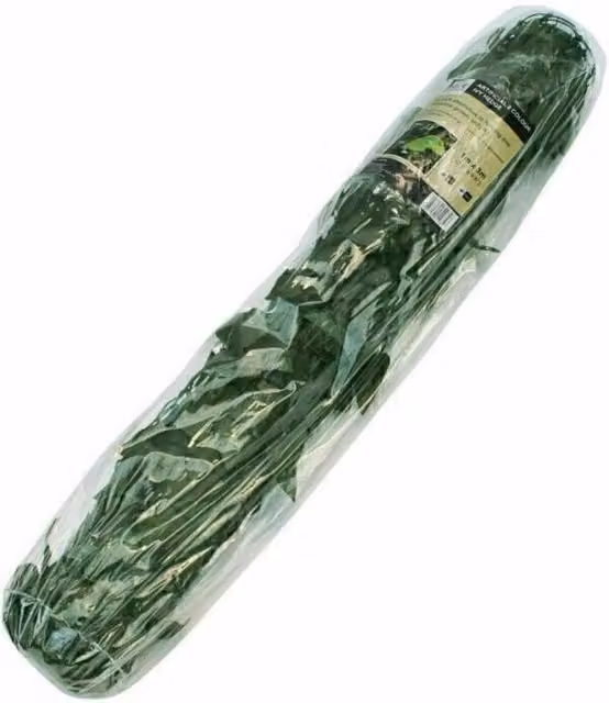 SPETLEK Artificial Ivy Leaf Garden Fence Privacy Roll, Green, W: 100 cm, H: 15 cm – 1