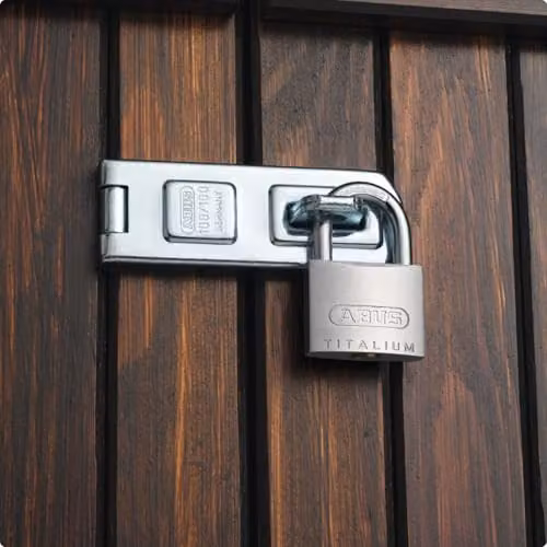 ABUS Titalium Padlock Keyed Alike in White and Silver – 2