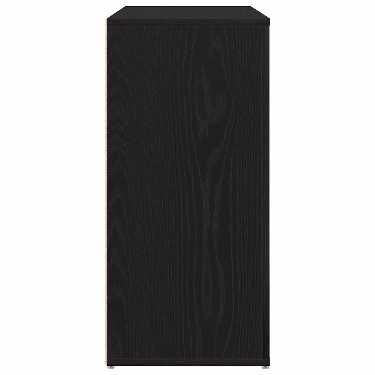 Berkfield Home Black Oak Modern Sideboard, W/D/H: 80 x 33 x 70 cm – 4