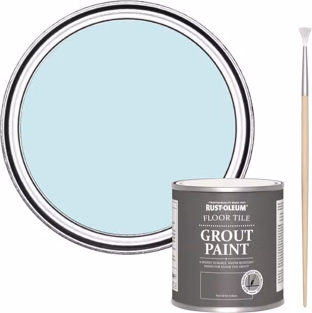 Rust-Oleum Floor Grout Paint in Blue Duck Egg, 250 ml