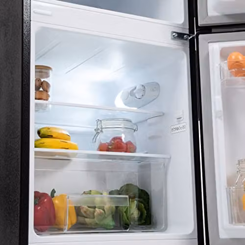 Willow 86L Under Counter Fridge Freezer in Black – 6