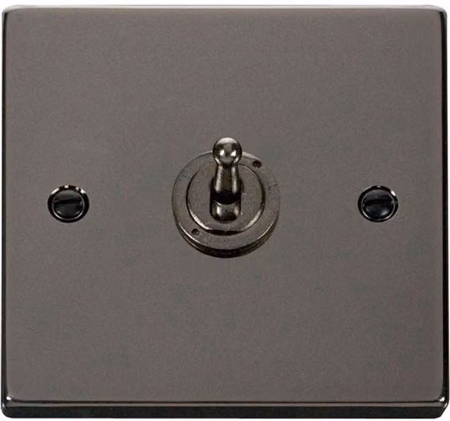 SE HOME Black Flush Screw Switch