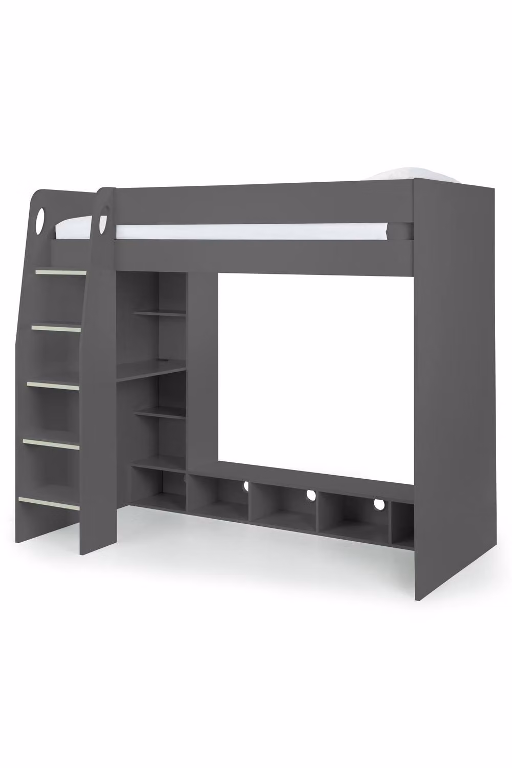 Julian Bowen Nebula Gaming Highsleeper Loft Bed with Desk in Anthracite, Single Size (90 x 200 cm) – 2