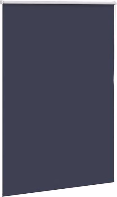 Berkfield Home Marine Blackout Roller Blind in Blue Polyester, W/H: 95 x 130 cm