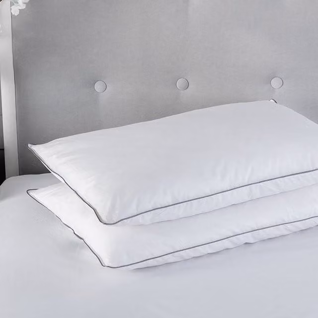 Snug City White Microfibre Pillow Pair for Adults