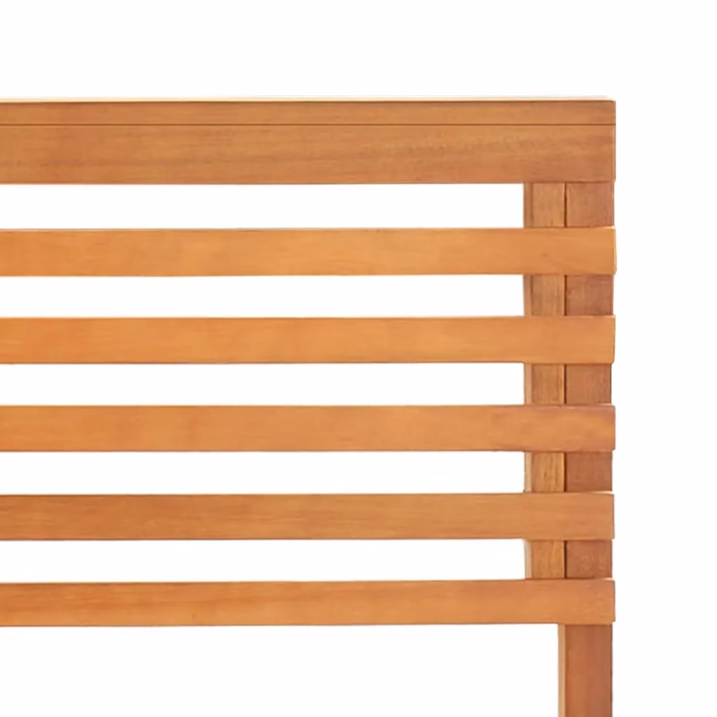 Berkfield Home Garden Corner Bench in Brown Solid Oiled Acacia Wood, 140 cm – 2